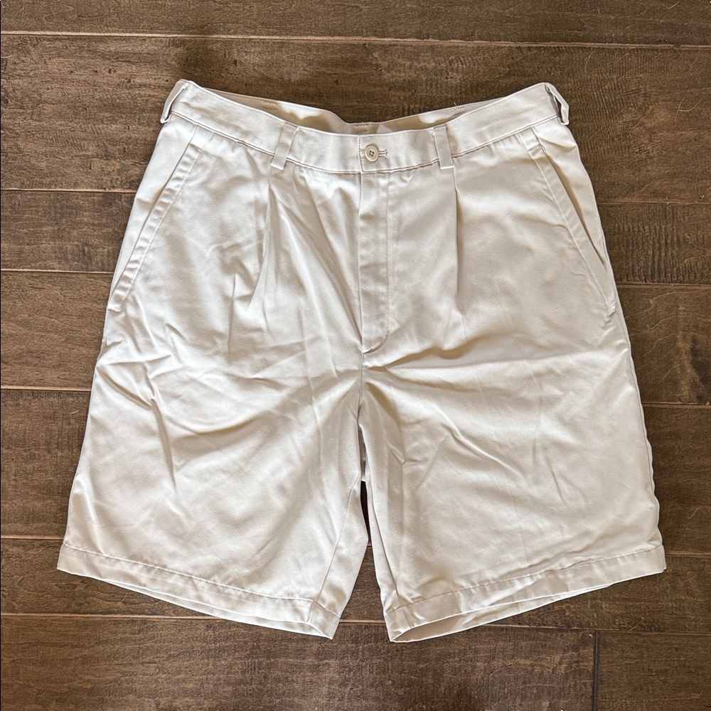 Nike Cream Men's Golf Shorts Sz 34
